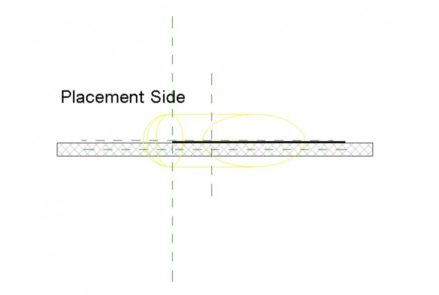 Linear Stair Light Fixture detail CAD blocks layout Revit file